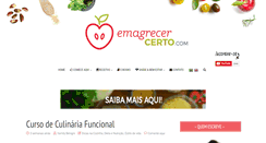 Desktop Screenshot of emagrecercerto.com
